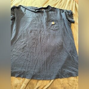 Carhartt Men's Navy Polo with Pocket